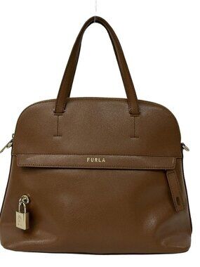 FURLA - Brown Leather Handbag